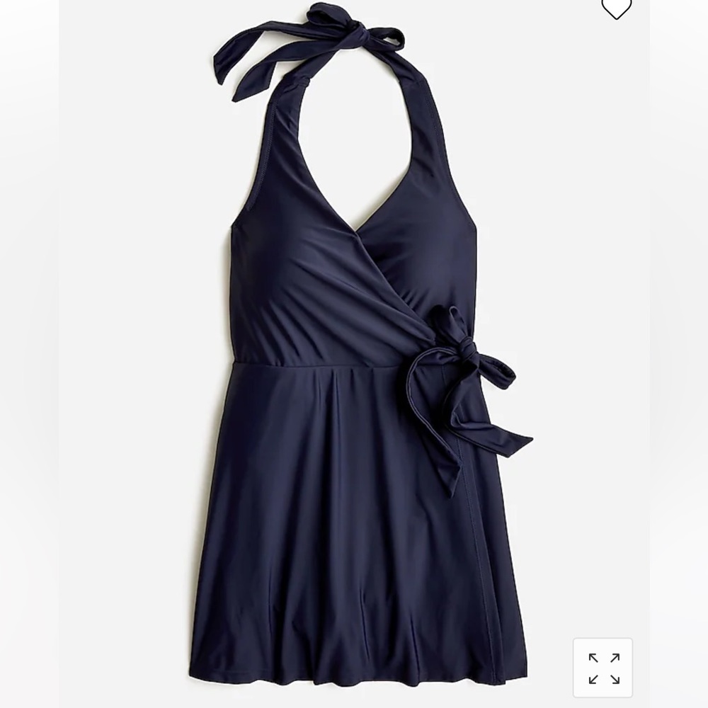J. Crew Halter Wrap Swim Dress